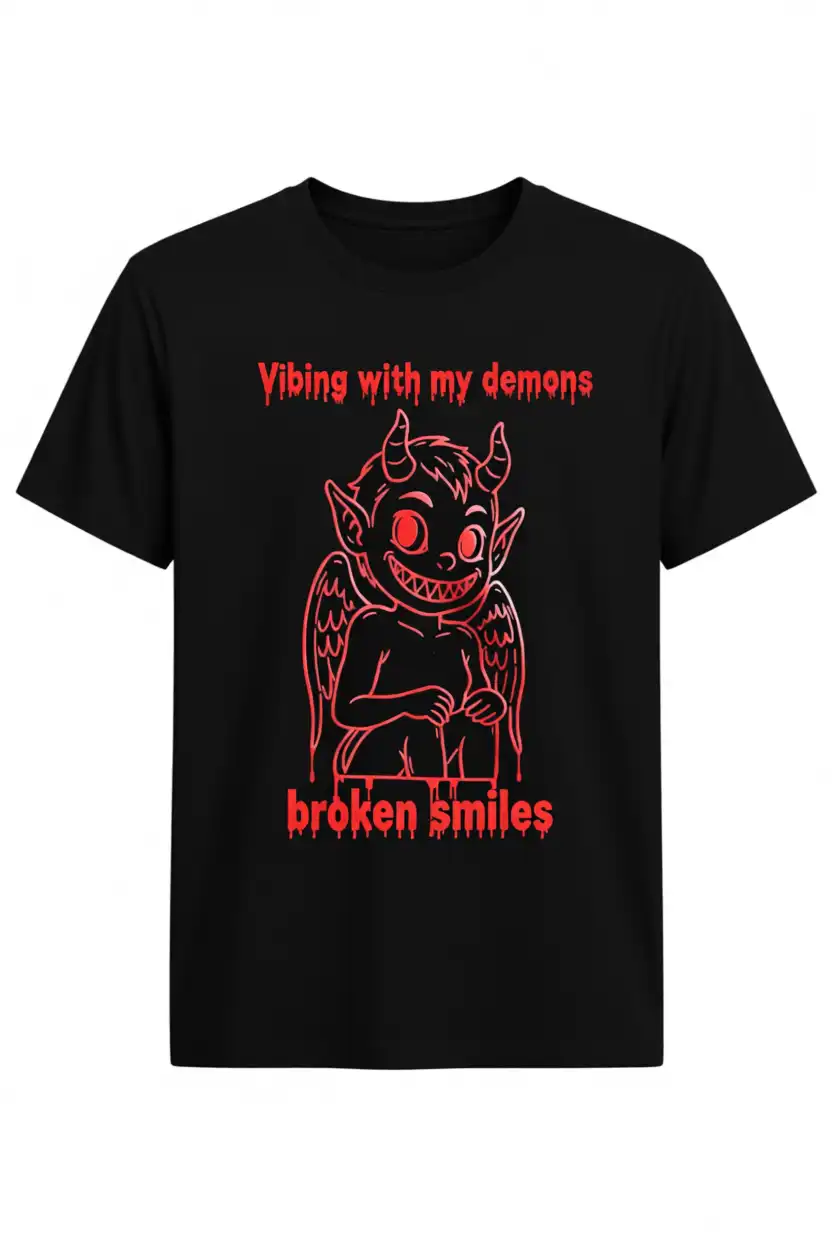Vibin with my demons T-shirt