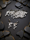 Broken smiles keychain