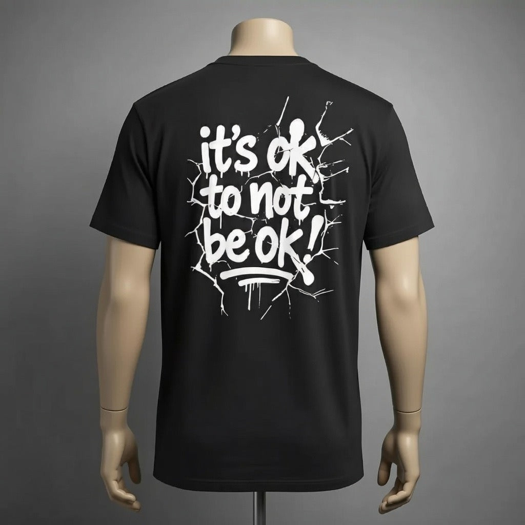 It’s OK to not be OK broken smiles T-shirt
