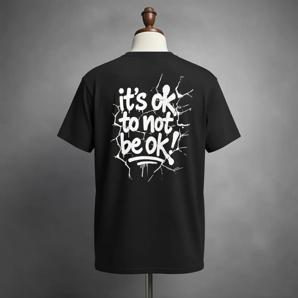It’s OK to not be OK broken smiles T-shirt